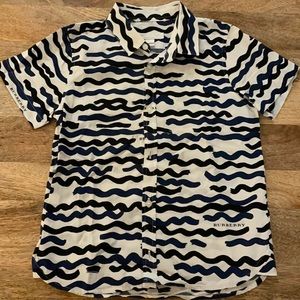 Burberry Boys Graphic Short Sleeve Button Down